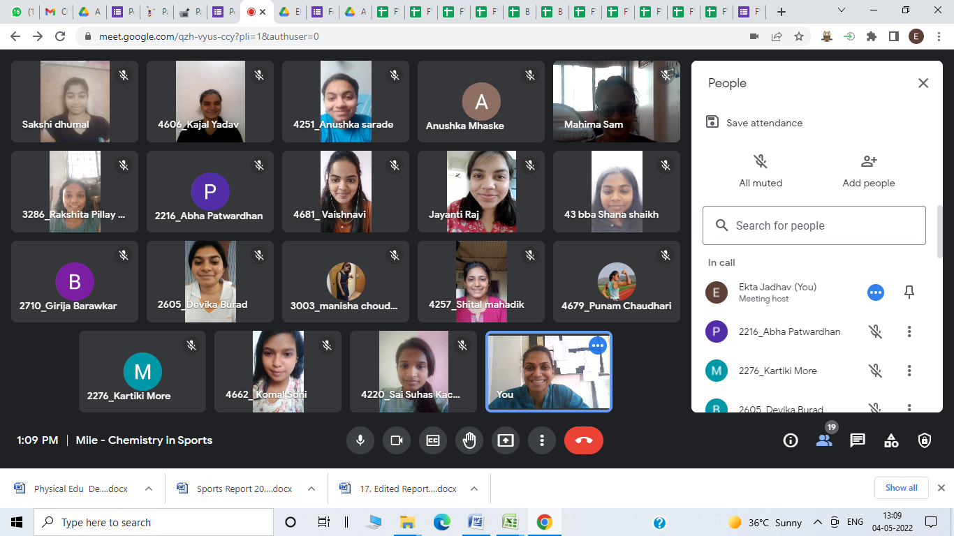 Mile Chemistry with Sports